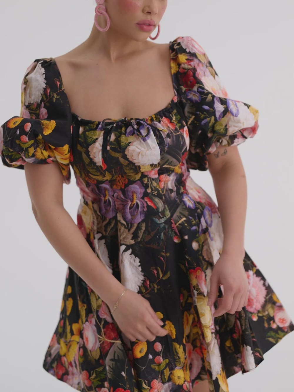 Selkie Fetes des Fleurs mini day dress